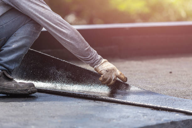 Professional Emergency Waterproofing technician working in Kouts, IN